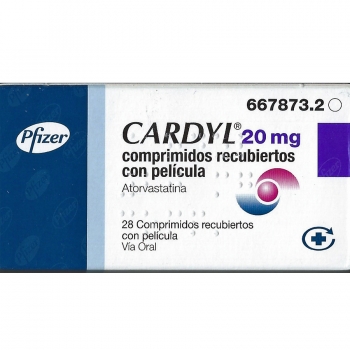 Cardyl 20 mg Atorvastatin