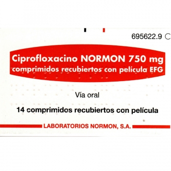 Ciprofloxacino 750 mg