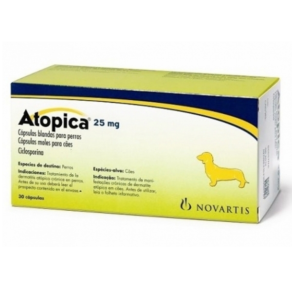 Atopica 25mg Hilfe bei allergischen Hautentzündungen