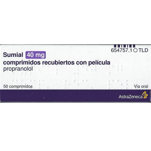 Sumial 40 mg Propranolol