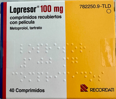 Beloken 100 mg metoprolol