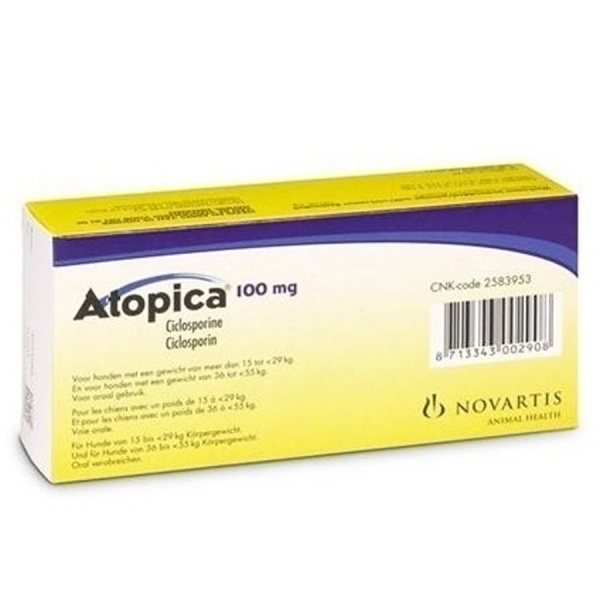 Atopica 100mg Hilfe bei allergischen Hautentzündungen